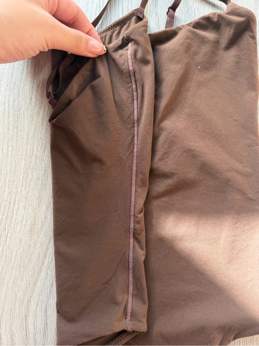 Skims Fits Everybody Cami brown thong bodysuit - Picture 5 of 7